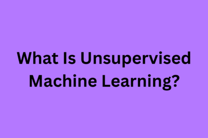 Unsupervised Machine Learning